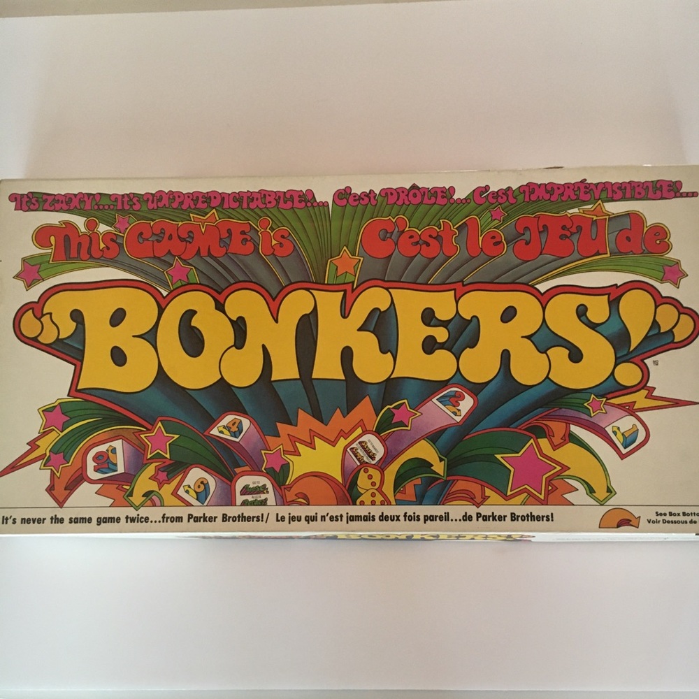 Vintage BONKERS Board Game.”1978”